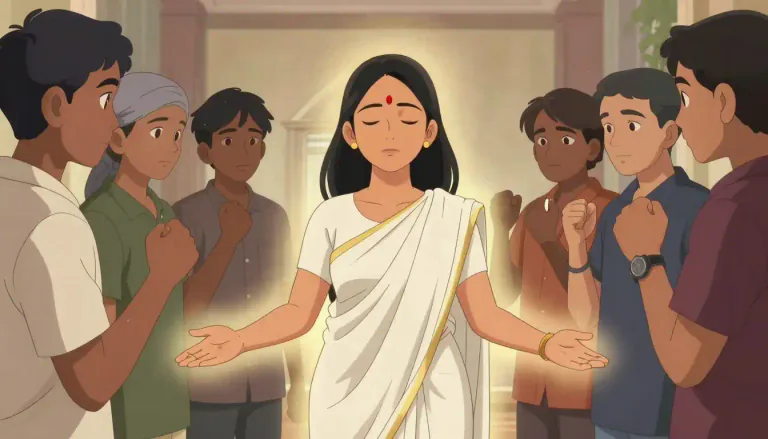 Visual representation of "gandhian" - A follower of Mahatma Gandhi or an advocate of his principles of non-violence and civil rights.