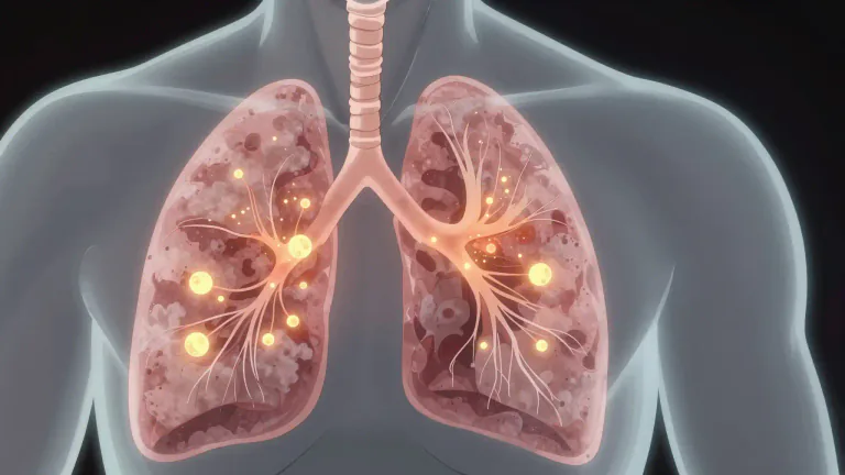 Visual representation of "pneumocystis" - A type of fungus that can cause serious lung infections, especially in people with weakened immune systems.