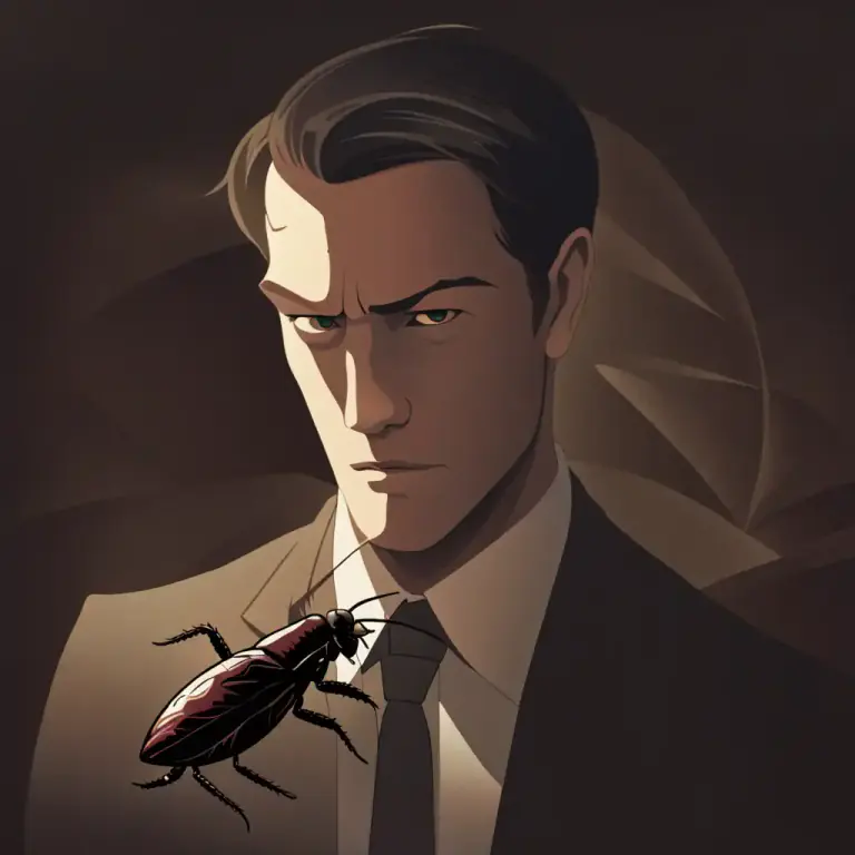 Visual representation of "cockroach" - A contemptible person, especially someone who is deceitful, underhanded, or untrustworthy