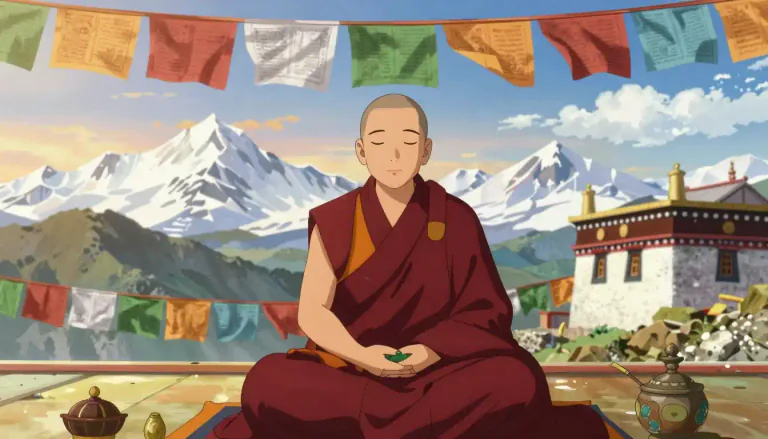 Visual representation of "tibetan" - Relating to or characteristic of Tibet or its people.