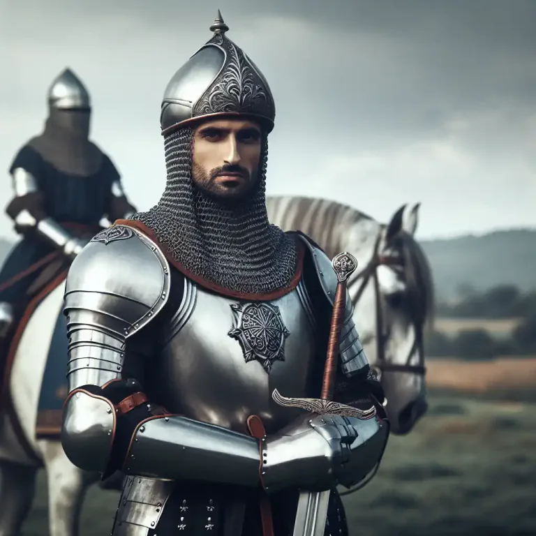 Visual representation of "chivalrous" - Related to the system of medieval knighthood