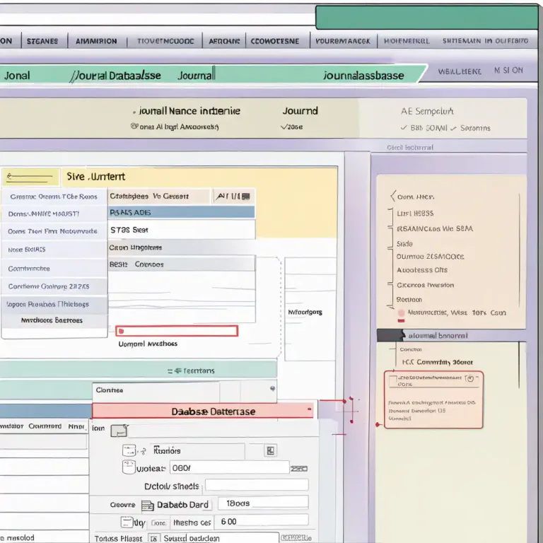 Visual representation of "journal" - In computing, a place where changes to a database are stored