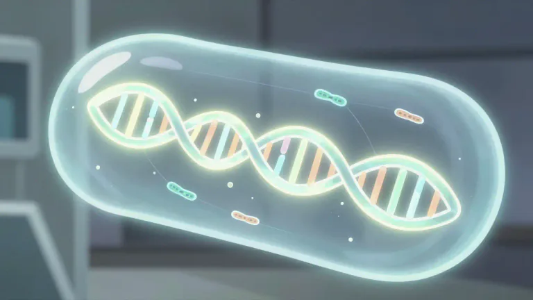 Visual representation of "genome" - The complete set of genes or genetic material in a cell or organism