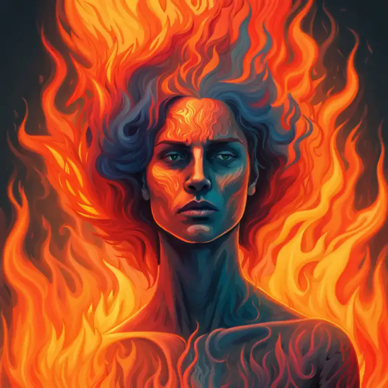 Visual representation of "simmer" - To become increasingly calmer, especially after being angry or excited