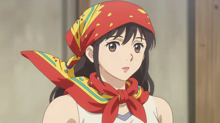 Visual representation of "bandanna" - A bandanna is a large square piece of cloth that is often worn around the neck or head.