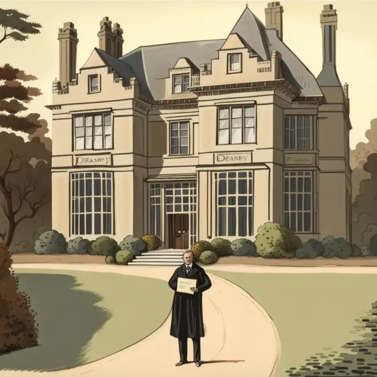 Visual representation of "deanery" - The residence of a dean