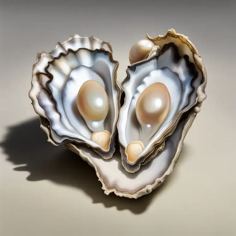 Visual representation of "bivalve" - Having two shells, each of which is hinged at one edge.