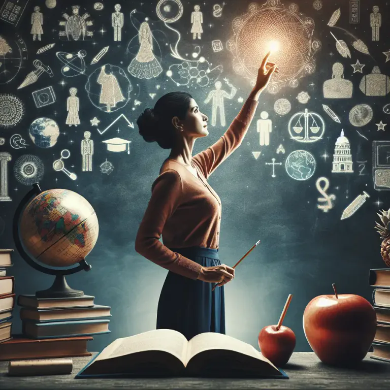 Visual representation of "idealistically" - In a way that suggests high or noble principles, goals, or standards