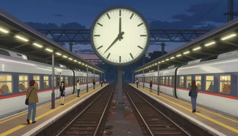 Visual representation of "isochronous" - Describing events or phenomena that occur at regular time intervals.