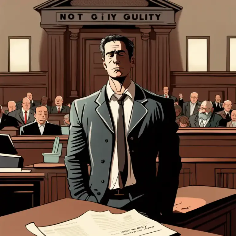 Visual representation of "as clean as a whistle" - Not guilty or free of blame, with no evidence of wrong doing.