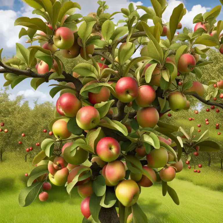 Visual representation of "fruition" - The state of producing or giving fruit.