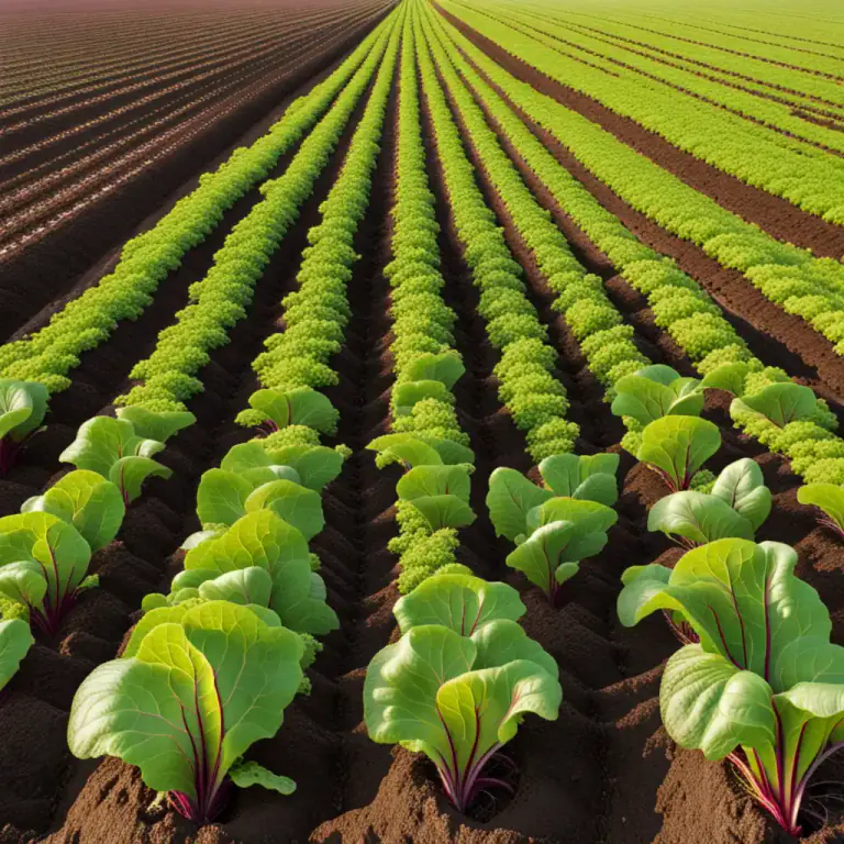 Visual representation of "beet" - A plant cultivated for its nutritious leaves and root.