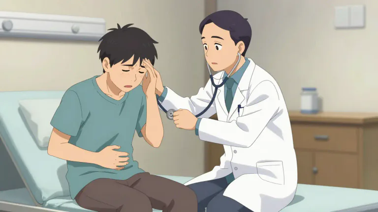 Visual representation of "ailment" - A sickness or an illness, usually not a severe one