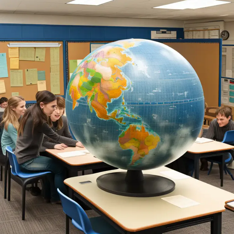 Visual representation of "hemispherical" - Relating to or representing the entire hemisphere or half of the globe.
