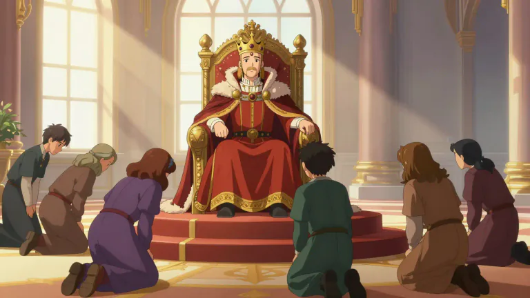 Visual representation of "majesty" - A title used to address a king or queen