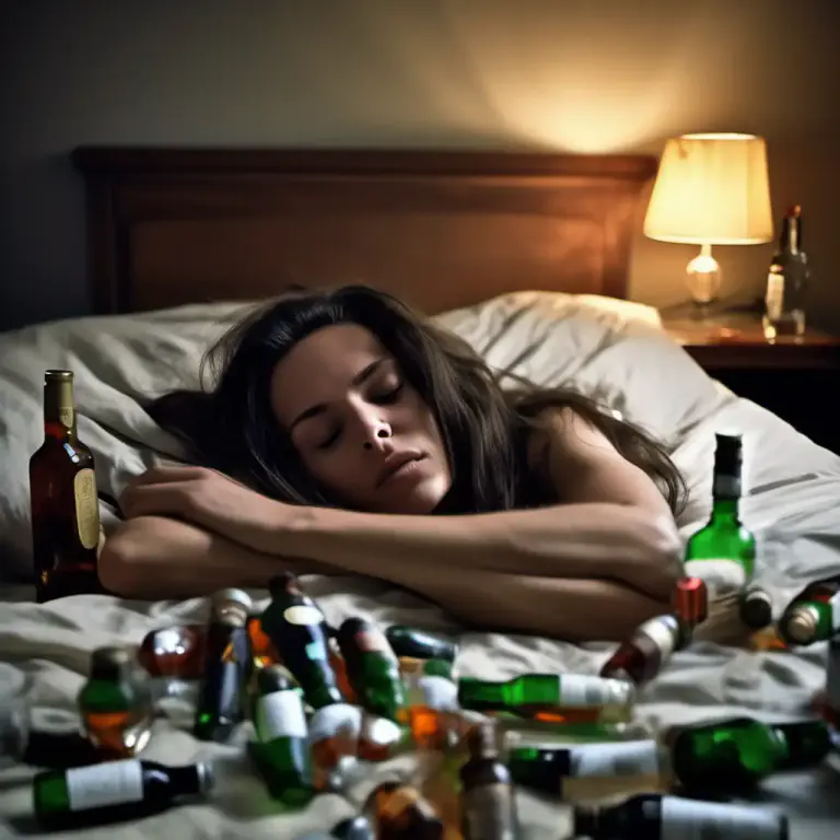 Visual representation of "sleep off" - To sleep until the effects of an action or substance, often intoxication, wear off or lessen; to sleep in order to recover.