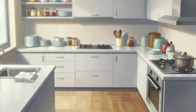 Visual representation of "tidy" - Neat and well-organized. Free from dirt or disorder.