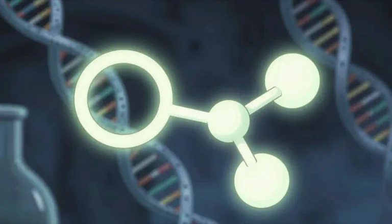 Visual representation of "purine" - A purine is a type of organic compound which consists of a double-ring structure that is part of the building blocks of DNA and RNA.