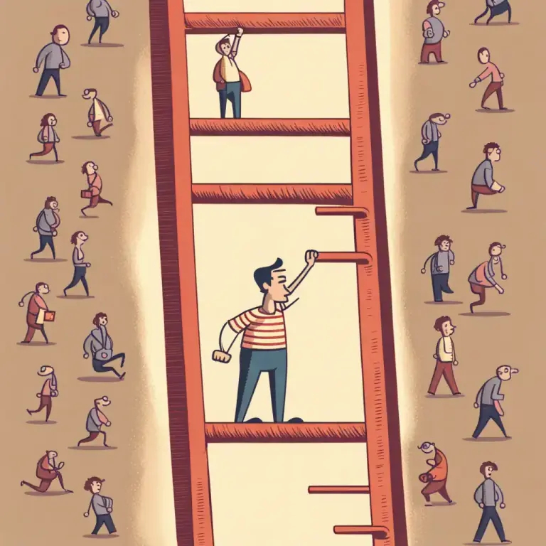 Visual representation of "not go far" - If someone or something does not go far, it means they have not achieved much or be successful in future.