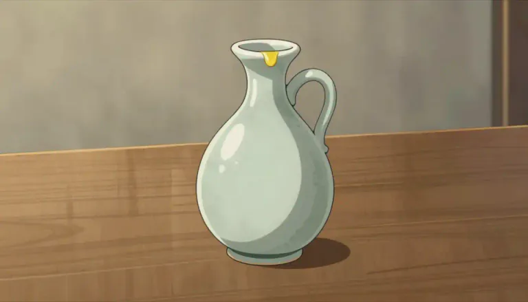 Visual representation of "cruse" - A small container, often for holding liquids.