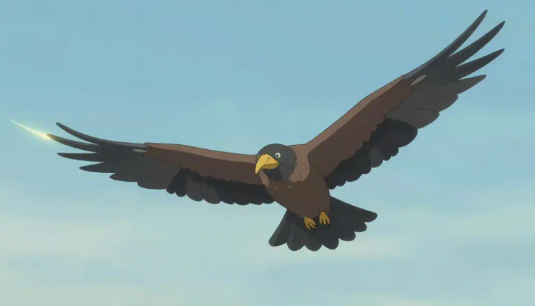 Visual representation of "wingspan" - The distance from the tip of one wing of a bird or airplane to the tip of the other wing.