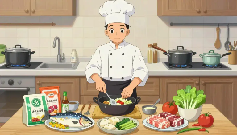 Visual representation of "kashrut" - The set of Jewish dietary laws that determine what foods can be eaten and how they must be prepared.