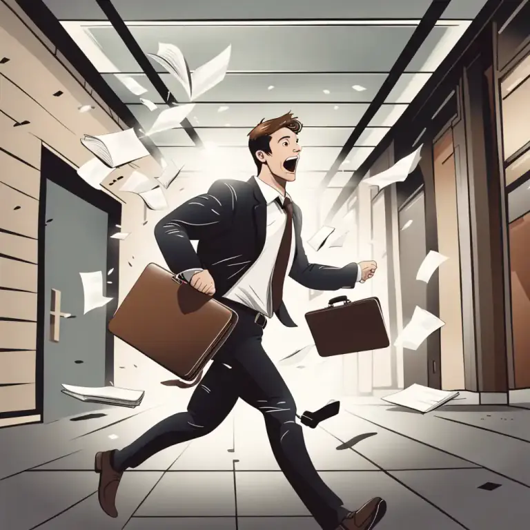 Visual representation of "run by" - To pass or go quickly or hurriedly