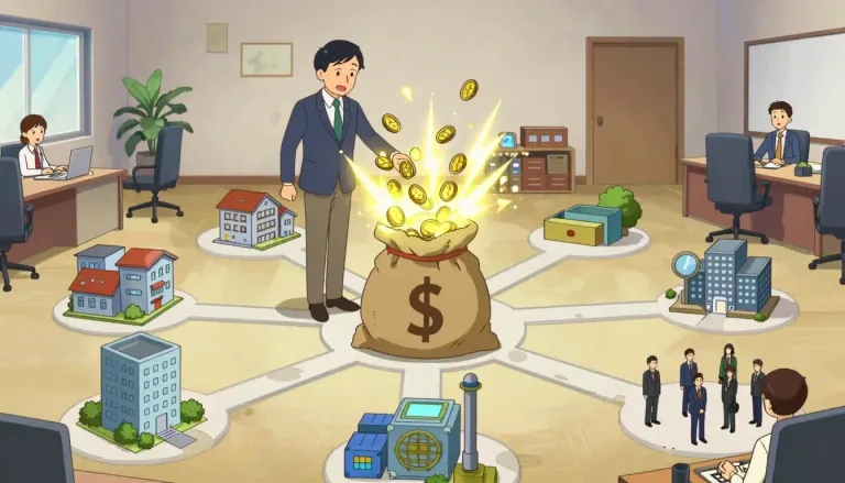Visual representation of "expenditure" - The act of using or spending resources of time, money, energy, etc.