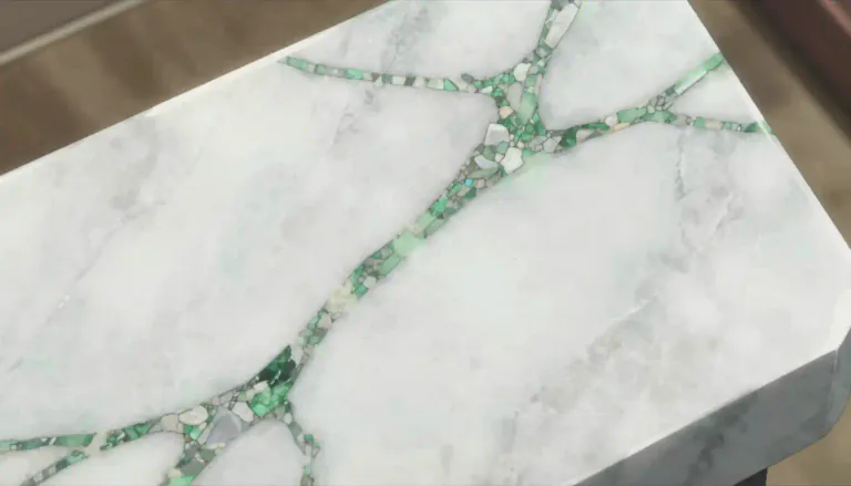 Visual representation of "veining" - The presence and pattern of veins, especially in a leaf, stone or in the body.