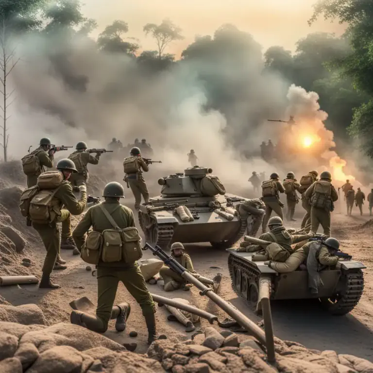Visual representation of "mount up" - To prepare and launch an operation or action.