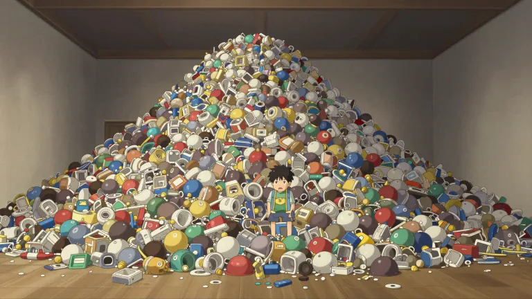 Visual representation of "bajillion" - An extremely large number of something, often used informally to exaggerate the quantity.