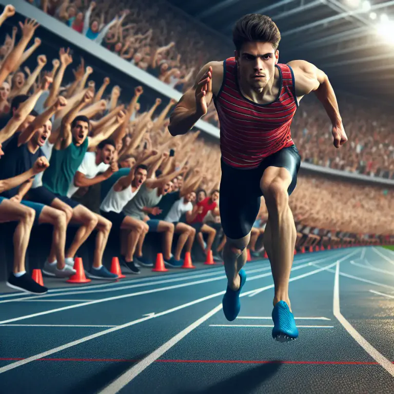 Visual representation of "alley" - A straight part of a racetrack or running course.