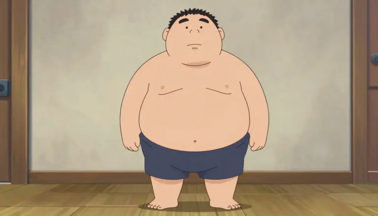 Visual representation of "obesity" - Being very overweight, with a lot of body fat.