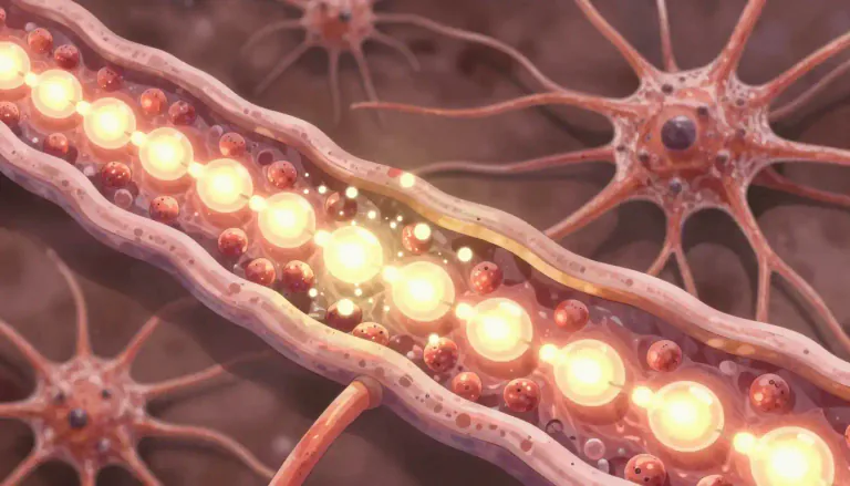 Visual representation of "acetylcholine" - A compound formed from acetic acid and choline, acetylcholine is involved in the transmission of nerve impulses and is important in both the peripheral and central nervous systems.