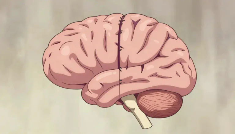 Visual representation of "raphe" - A raphe is a line or seam that separates two symmetrical parts in biological tissues or organs.