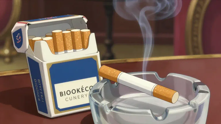 Visual representation of "chesterfield" - A brand of cigarette that was popular in the mid-20th century.