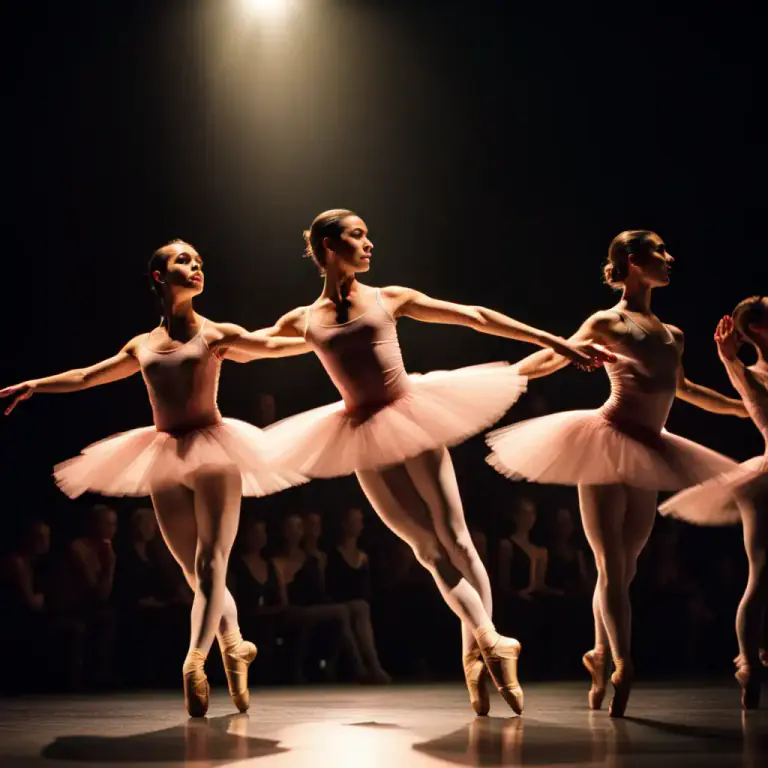 Visual representation of "trio" - In ballet, a dance performed by three dancers