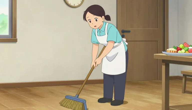 Visual representation of "servant" - A person who performs duties for others, specially in a house or for another person