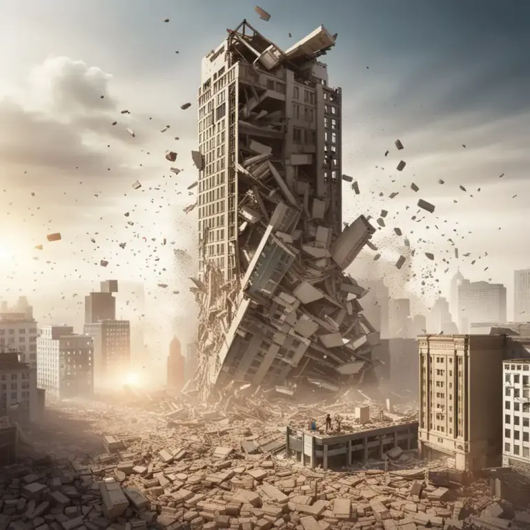 Visual representation of "smash, blow, etc. something to smithereens" - Destroy something completely