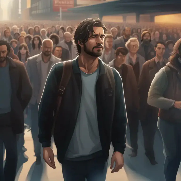 Visual representation of "pull away" - To move away from something or someone, often while still facing them.