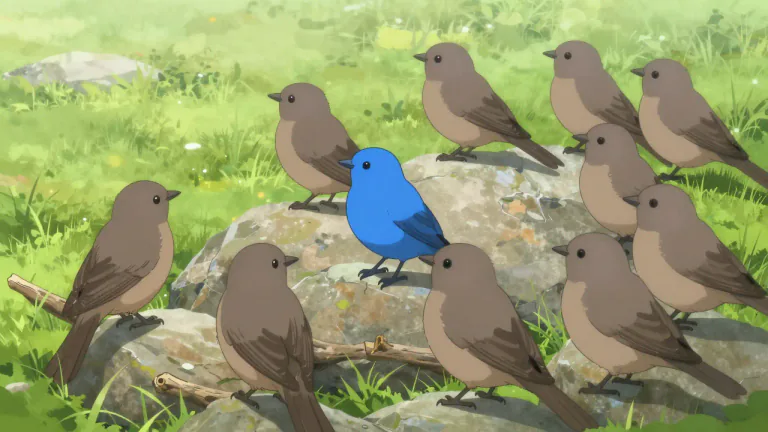 Visual representation of "morph" - A distinct form based on a single trait, such as color, of a species in their natural population