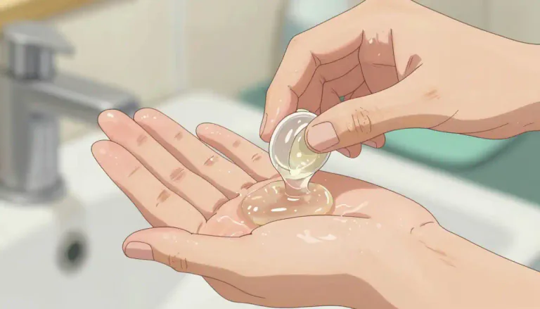 Visual representation of "vaseline" - A sticky substance used to create moisture and seal in hydration.