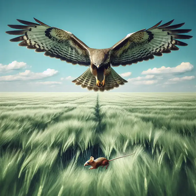 Visual representation of "prey on" - To take advantage of, exploit or harm someone who is vulnerable