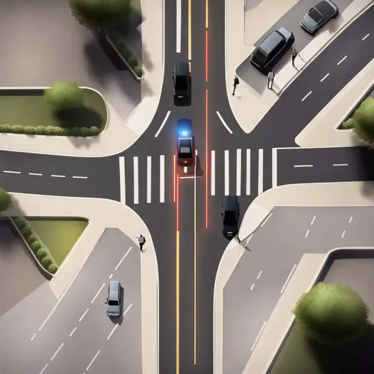 Visual representation of "hang a left/right" - To turn left/right
