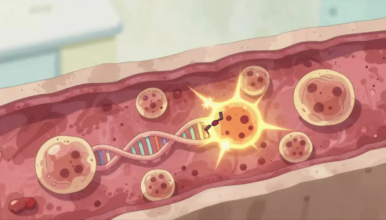 Visual representation of "oncogenesis" - Oncogenesis is the process of tumor formation, specifically how normal cells change into cancer cells through genetic mutations or other factors.