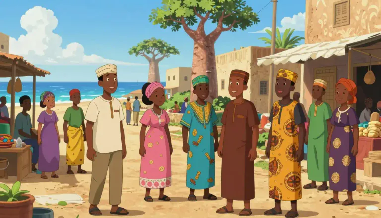 Visual representation of "senegalese" - Relating to Senegal, its people, or their culture.