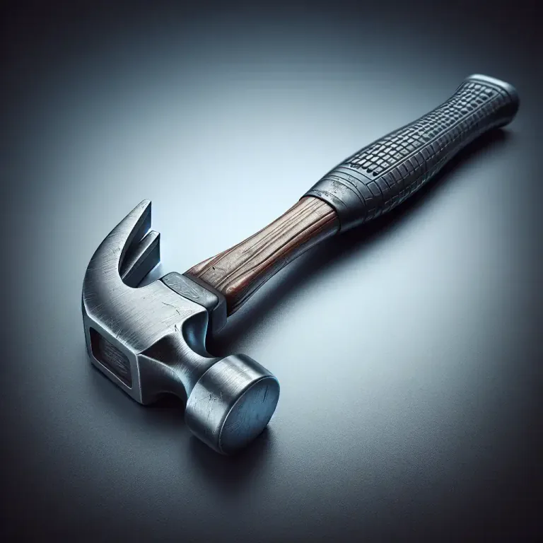 Visual representation of "hammer out" - To work hard to find a solution for a complex problem.