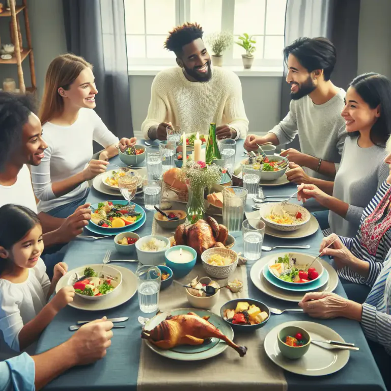 Visual representation of "mealtime" - The process of eating a meal
