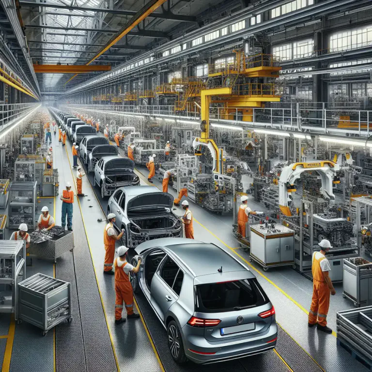 Visual representation of "changeover" - In manufacturing, it is the process of changing a production line or facility from running one product to another.