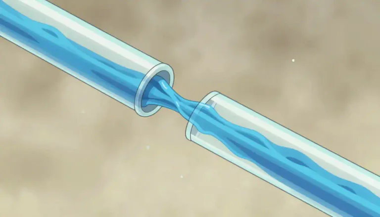 Visual representation of "venturi" - A venturi is a tube with a constricted section that increases fluid flow speed and decreases pressure.